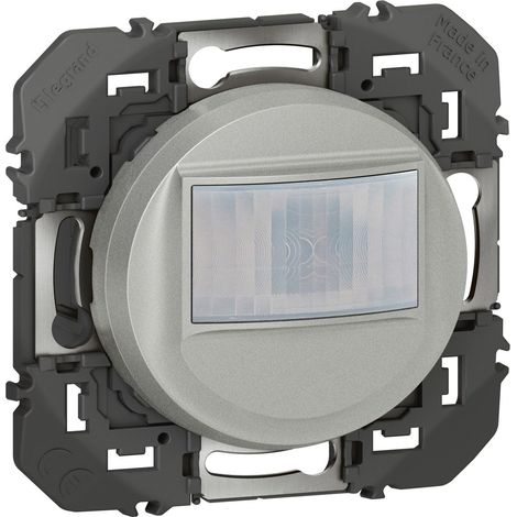 DOOXIE Détecteur mural sans Neutre 100W LED - composable Alu (1/3)