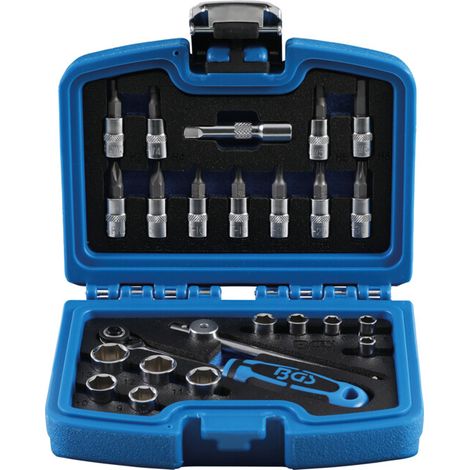 Jeu de douilles 6,3 mm (1/4") 24 pièces BGS