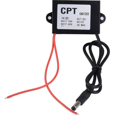 24V to 12V Power Converter Reliable AC-DC Voltage Regulator for Car Audio, LED Screens and Motor Power Solutions for Harsh Environments (1/5)