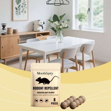 Animal repellent pellets for furniture protection, rodent repellency, and multi-scenario application suitable for everyday home use prevents chewing. -- 8 PIECES (1/5)