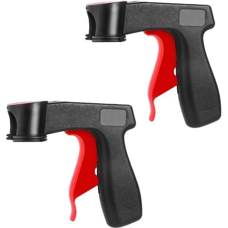 Lot de 2 Accessoires pour Machine à Peinture - Poignée pour Pistolet et Porte-Bouteille - Support de Pulvérisation
