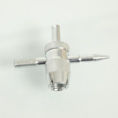 Outil démonte obus 4 en 1 pour valve de chambre à air ou tubeless (1/3)