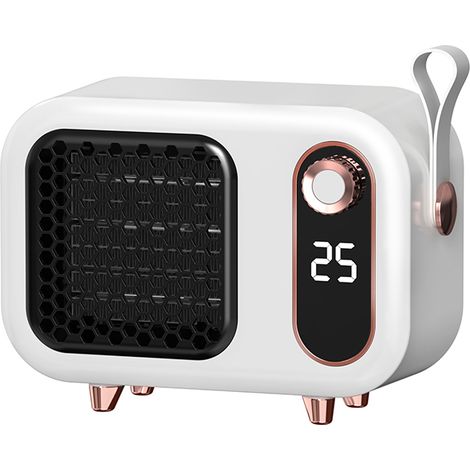 Chauffage D'appoint Economique, Radiateur Electrique Chauffage Soufflant 1000W-Blanc (1/4)