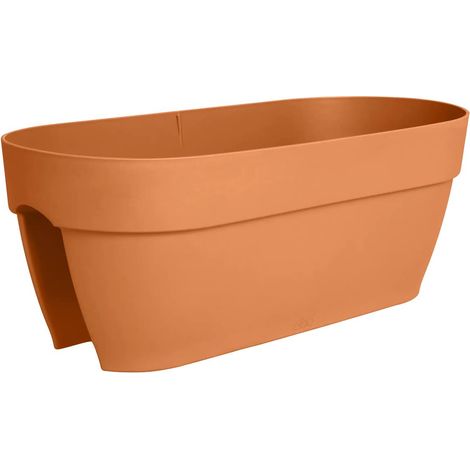 elho® Vibia campana Geländerkasten Flower Bridge Terracotta 60 cm - Kunststoff (1/5)