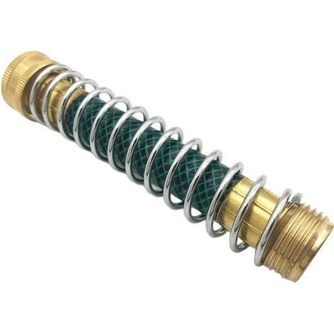 Rallonge de tuyau à ressort en cuivre pour tuyau d'arrosage extensible, raccord en métal, nettoyage extérieur, 25,3 mm (blanchiment des dents) (1/5)