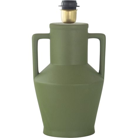Pie de Sobremesa de Cerámica Verde con Asas Serie JADE (1/5)