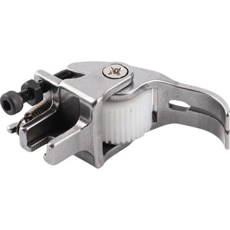 Pied-de-biche à rouleau réglable pour machine à coudre, pour cuir, tissu épais et autres (1) (1/5)