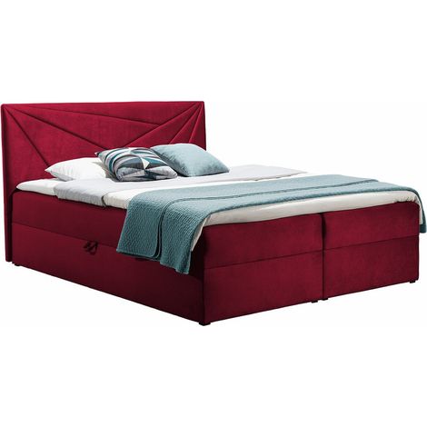 Cama continental Pons II, Kronos 02, Continental, Individuales, 120x200, Tapiz, Somieres, 124x208x103cm (1/5)