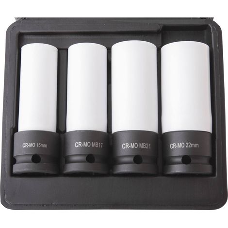 Douilles choc 1/2" pour jantes alu spécifiques (4pcs) - OM 7036 - CLAS Equipements (1/3)