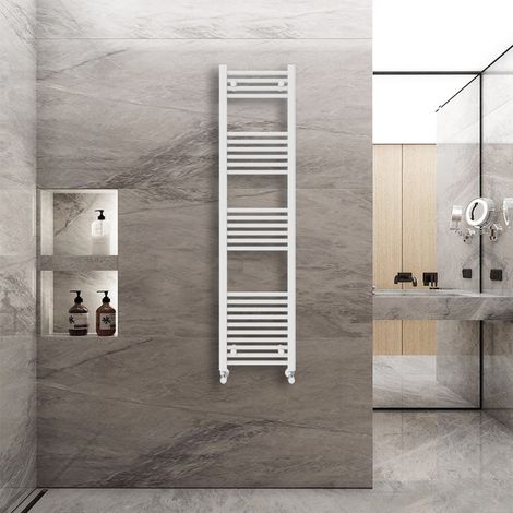 WarmeHaus Bathroom Ladder Radiator Straight White 1600x400mm