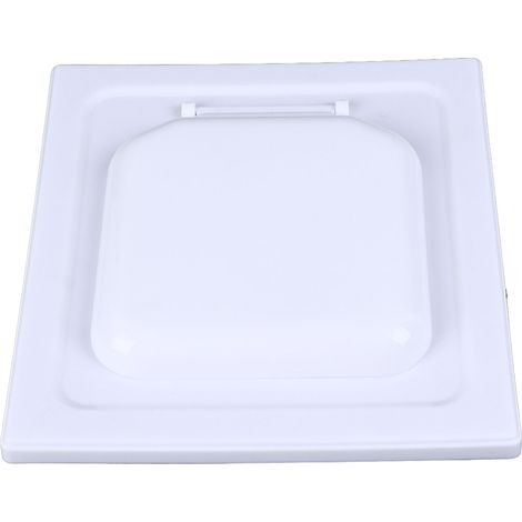 Bouchon de conduit d'évacuation pour sécheuse à double porte, sortie d'évacuation externe en plastique étanche avec 4 vis pour tuyaux de 4,1 pouces à usage domestique. (1/5)