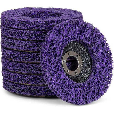Disque de nettoyage 5 pièces Ø 125 mm CSD Disque violet 56Vingt (1/5)