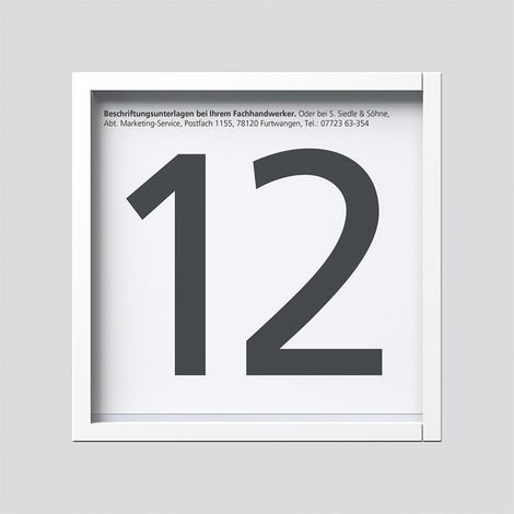 Siedle&Söhne Info-Modul weiss IM 612-0 W (1/2)