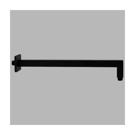 BRACCIO DOCCIA SQUARE QUADRO NERO cm 30