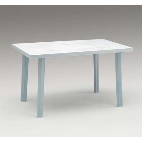 Tavolo Resina Velo Bianco 126X76 Progarden