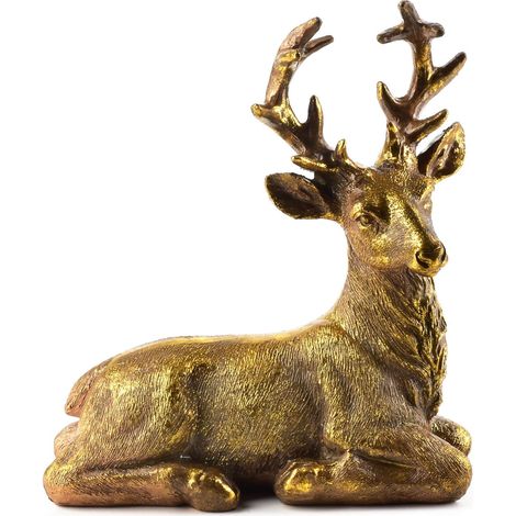 Figura SANTA LILA h18x15x7cm oro (1/2)