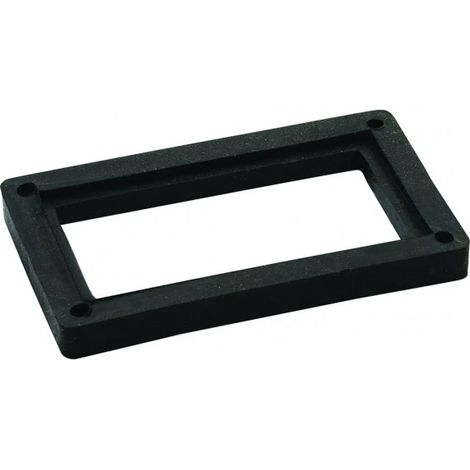 Valentin – Joint de trop plein rectangulaire d'évier 63x38mm – Pour évacuation cuisine – Pack de 1 – Pièce détachée vidage