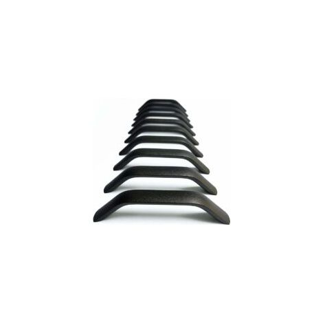 Ede Lot de 10 poignées et boutons de tiroir pour portes de placards de cuisine et de chambres à coucher. Entraxe des poignées : 128 mm (1/5)