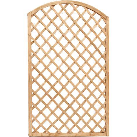 Pannello grigliato ad arco in legno di pino impregnato cm 120x180 per terrazzo giardino esterno (1/6)