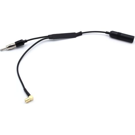 DAB+ Antennen-Splitter-Adapter für Autoradios, kompatibel mit JVC, Kenwood, Sony, Alpine und Pioneer. (1/5)