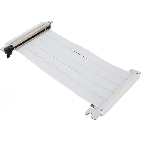 Cable de extensión para GPU, cable PCIe 4.0 x16 tipo pilar, para montaje vertical de tarjetas gráficas, cable plano flexible con diseño de blindaje EMI, transmisión de datos de alta velocidad.