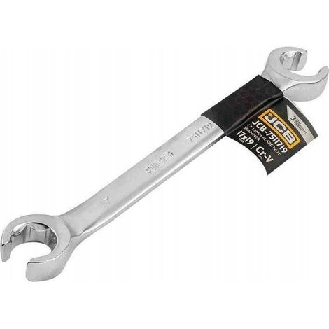 Chiave a cricchetto JCB 17mm x 19mm argento 150 mm