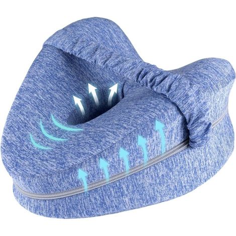 Bardusch-Oreiller genou orthopédique mousse mémoire, couchage latéral ergonomique, soulagement articulaire (1/5)
