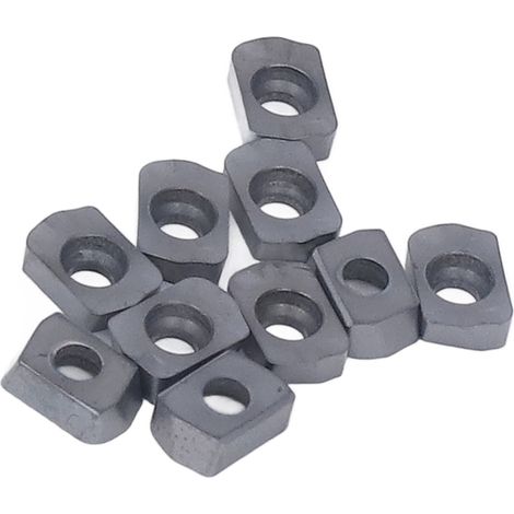 [10 pièces] Plaquettes de fraisage CNC LPGT010210ER en carbure, revêtement multicolore, extrémités robustes, coupe précise (1/5)