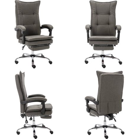 Bürostuhl Grau Stoff - Liegeplatz - Ergonomie