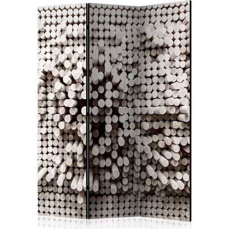 Paravento - White Fortress [Room Dividers] - 135x172 (1/4)