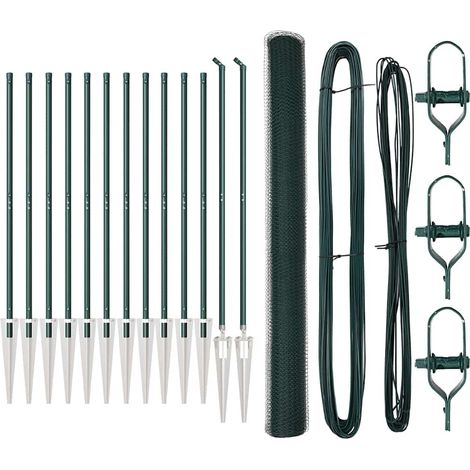 Maison Exclusive - Schweißdrahtzaun mit Spikes 25 x 1,5 m (B x H)