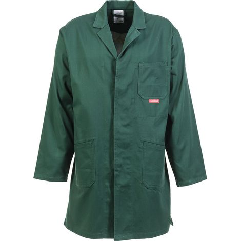 Blouse professionnelle MG 290 vert moyen Taille 48 (1/4)