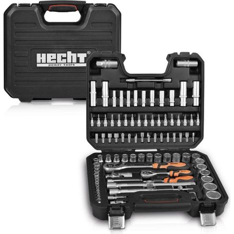 Hecht jardin 2094 Coffret douille mallette et boite a outils complet 94 piŠces (1/5)