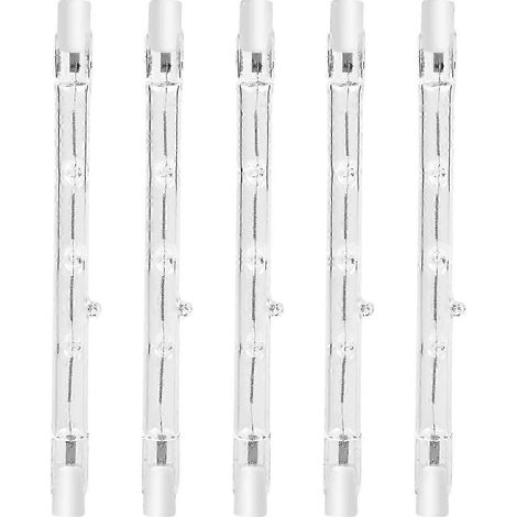 Ampoule halogène crayon 100 W 118 mm R7s à intensité variable, blanc chaud 2800 K, linéaire, 1500 lm (1/5)