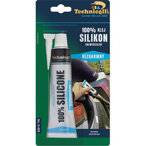 Technicqll Universal-Silikon farblos - 70 ml S-003