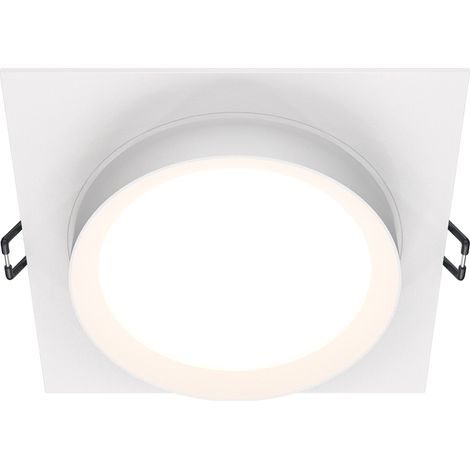 Spot encastré plafond Maytoni Hoop carré blanc GX53 (1/5)
