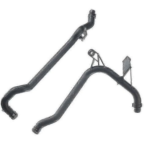 Tuyau d'arrivée d'eau de refroidissement du réchauffeur de moteur (2 pièces) pour E39 E46 11531705210 11537502525 (1/5)