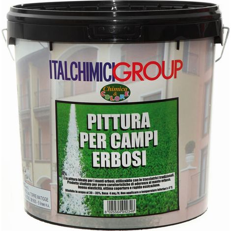 Italchimici 14lt pittura ecologica traccialinee per campi erbosi (1/5)
