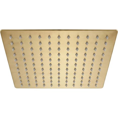 Rociador cuadrado REA JS-P015BG 25cm Brush Gold (1/5)