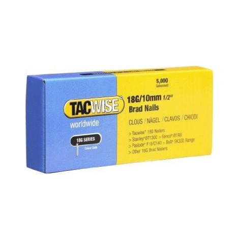 Tacwise TA-0392 Clavos de acabado plata 10 mm 5000 uds