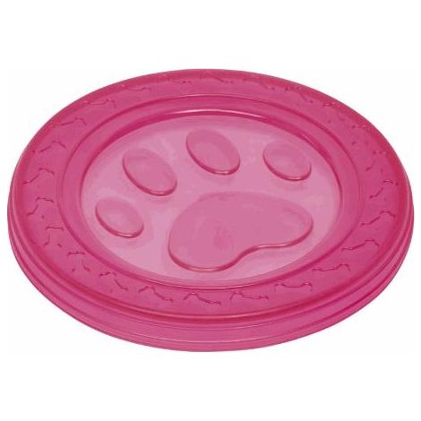 Nobby TPR Fly-Disc Paw pink 22 cm Ball