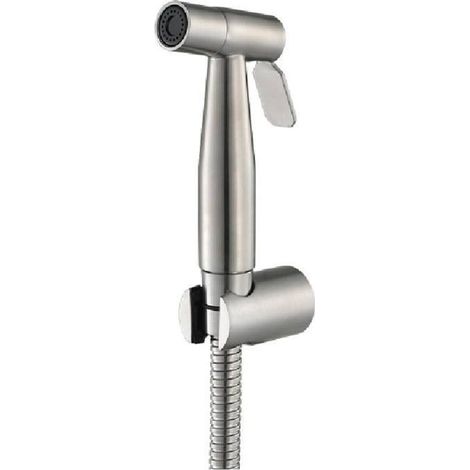 Pulvérisateur de bidet portatif – Tuyau télescopique flexible 150 cm – Installation facile en 10 min – Matériau ABS et laiton