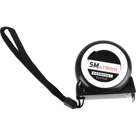 Ruban à Mesurer Autobloquant - Ruban à Mesurer en Acier Haute Précision 5m 19mm Aspect Maté (1/5)