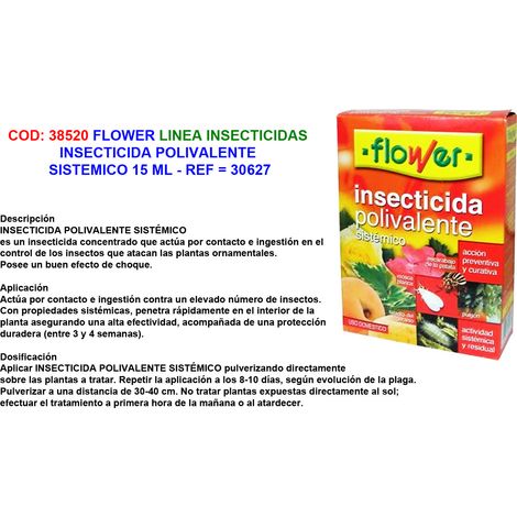 FLOWER Insecticida Polivalente de Amplio Espectro, Esfenvalerato