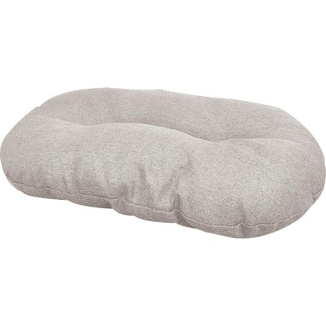 1 - Coussin Chien - Tissu Imperméable - Forme Ovale Lavable - Pour Chiots Et Animaux Âgés - Beige - 61x40 cm (1/5)