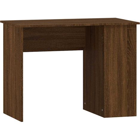 Maison Exclusive - Schreibtisch Braun Eichen-Optik 100x55x75 cm H (1/5)
