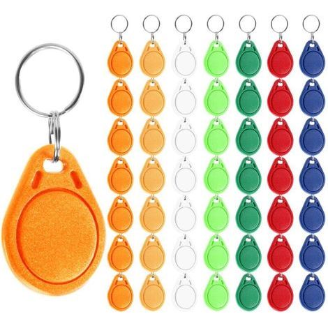 50 PièCes UID 13.56MHz Bloc 0 Secteur Inscriptible Carte à Puce Clone Modifiable Porte-CléS Intelligents 1K S50 RFID ContrôLe D'AccèS (1/4)