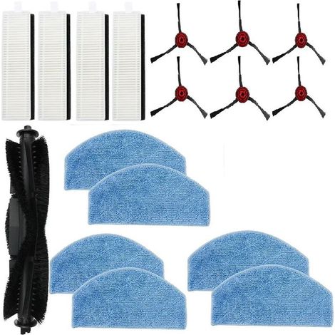 Adatto per i ricambi dell'aspirapolvere Lubluelu SL68: rullo principale, spazzola laterale, filtro HEPA, panno per la pulizia, accessori di ricambio (1/2)