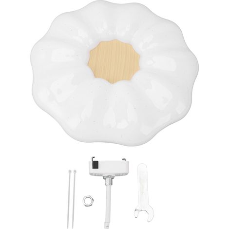 Plafonnier LED Toivize Moderne Nuage 40cm Télécommande Dimmable (1/5)