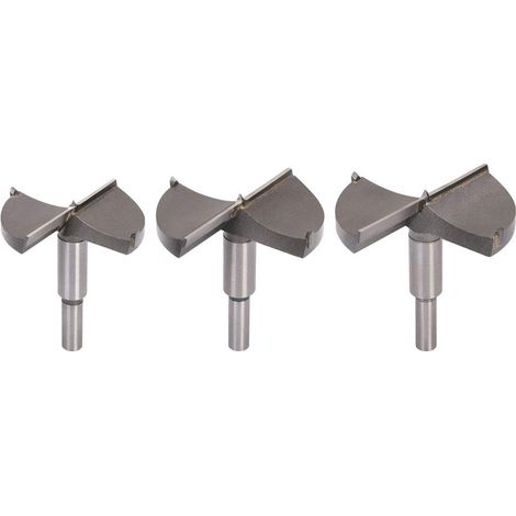 Mèches Bois,3Pcs (65/70/80MM) Fraise Bois Carbure,L'installation de Portes Sphériques Bois,Tiroirs,Contreplaqué,Vous aide Rapidement pour Faire des Trous Propres à Fond Plat Dans le Bois GROOFOO (1/5)